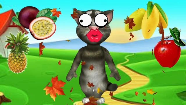 Tom talking, tom eating, apple, mango, banana, pineapple, Crazy billu смотреть онлайн
