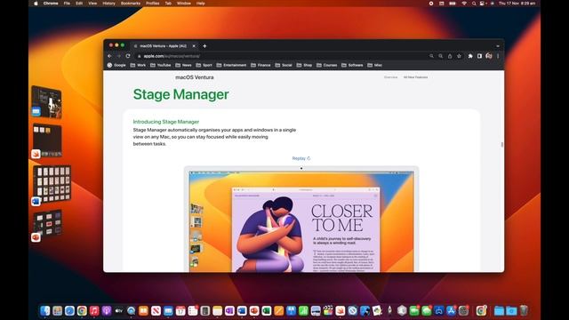 Mac OS Ventura: Stage Manager смотреть онлайн