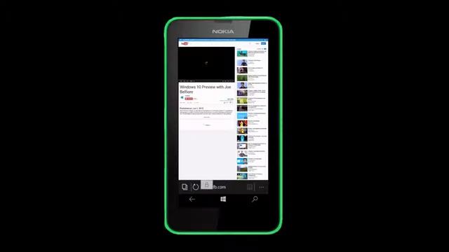 microsoft edge on windows 10 mobile смотреть онлайн