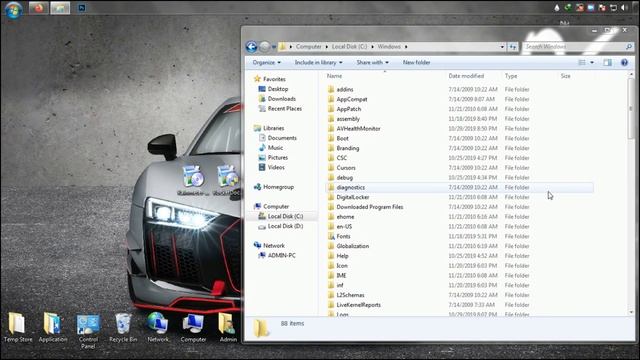 Windows UI Customize - Audi R8 Sports смотреть онлайн