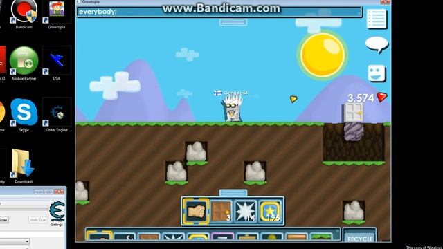 Growtopia-Hacking gems with Cheat Engine смотреть онлайн