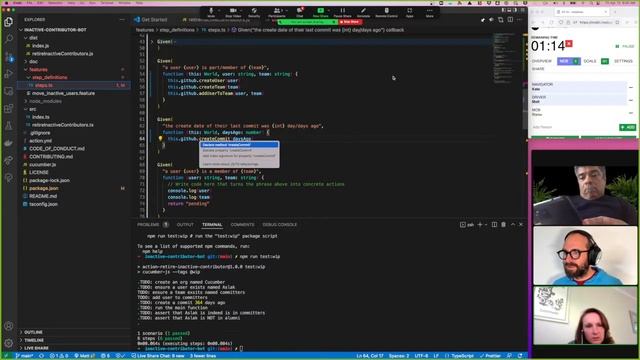 Kate / Blaise / Matt work on the GitHub Action to retire inactive contributors смотреть онлайн