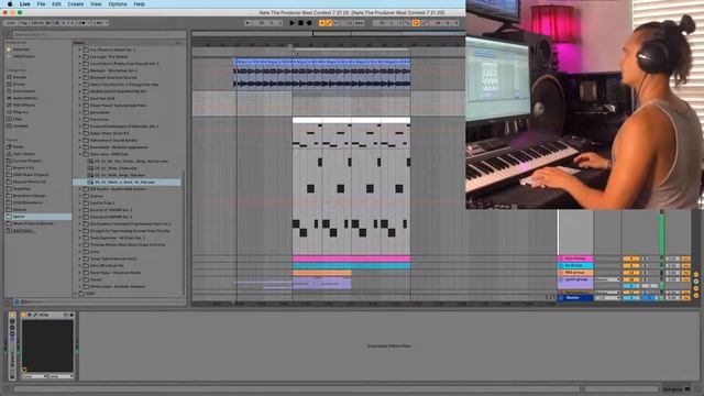 Live Music Production in Ableton (Trap, Hip Hop, EDM) // Nate The Producer Beat Contest смотреть онлайн