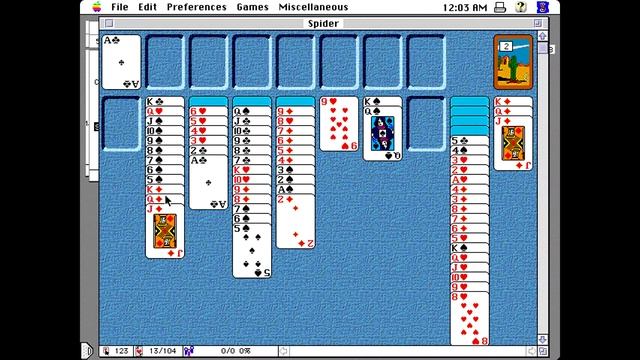Solitaire Mania - Spider [Apple Macintosh Longplay] (1996) Semicolon Software смотреть онлайн