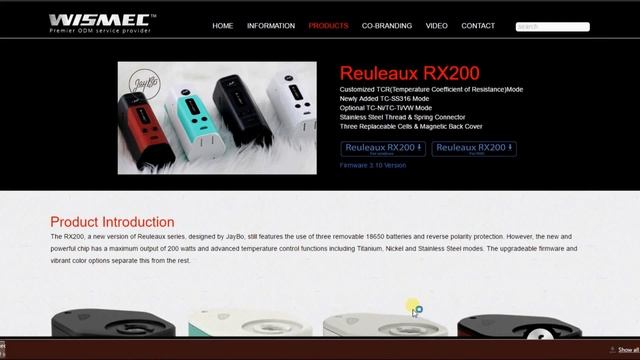 Wismec Reuleaux RX200 Unboxing & Firmware Upgrade смотреть онлайн