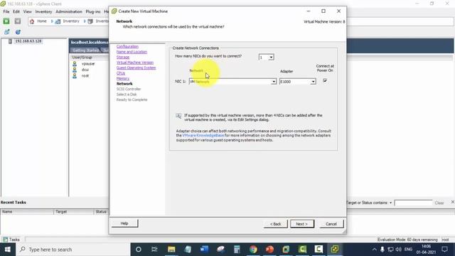 Creating Virtual Machine on VMWare ESXi Server смотреть онлайн