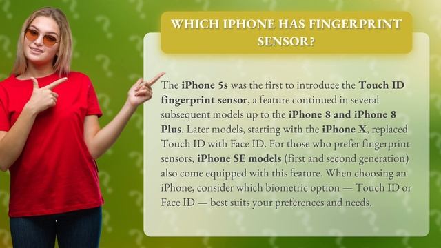 Which iPhone has fingerprint sensor? смотреть онлайн