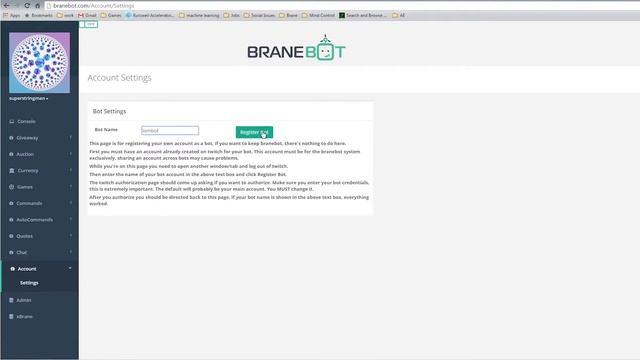 BraneBot - Adding Your Account Tutorial (v 0.6b) смотреть онлайн