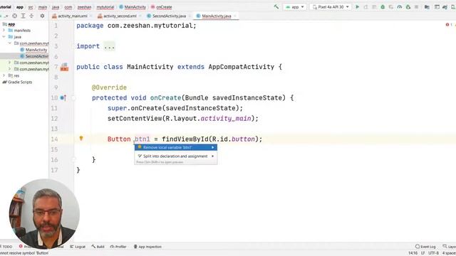 Use Intents to Switch Activities in Android Studio | How to switch activity in android studio смотреть онлайн