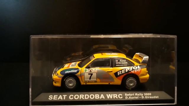 1:43 COLLECTION CARS SEAT CORDOBA RALLY 1999 2000 смотреть онлайн