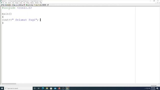 Dasar Pemrograman C++ Menggunakan Borland C++ смотреть онлайн