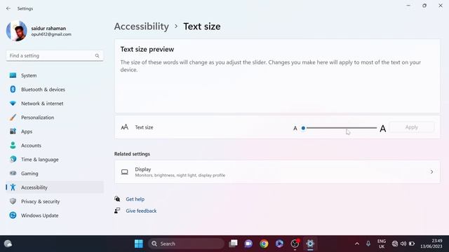 How to Make Text Font size bigger in windows 11 смотреть онлайн