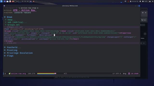 HTB Active 1/2 – Walkthrough смотреть онлайн