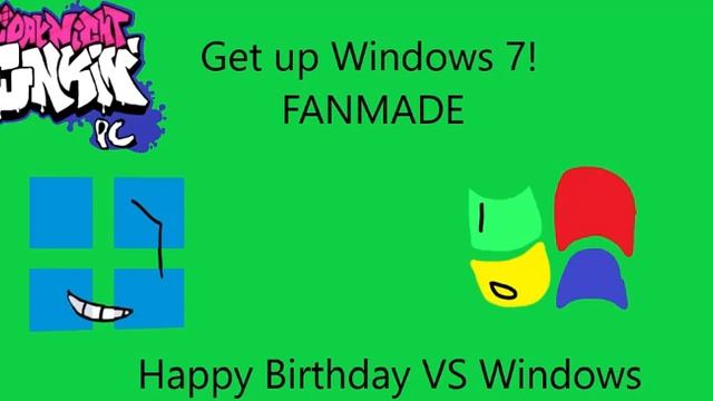 Happy Birthday VS PC! | Get up Windows 7! | Friday Night Funkin Old Era Mods смотреть онлайн
