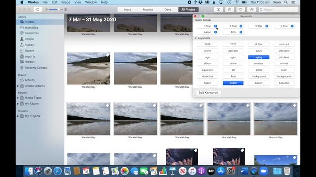 Adding metadata in a Photos Library: Keywords смотреть онлайн