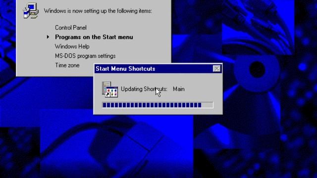 Installing Windows 95 Build 484 смотреть онлайн