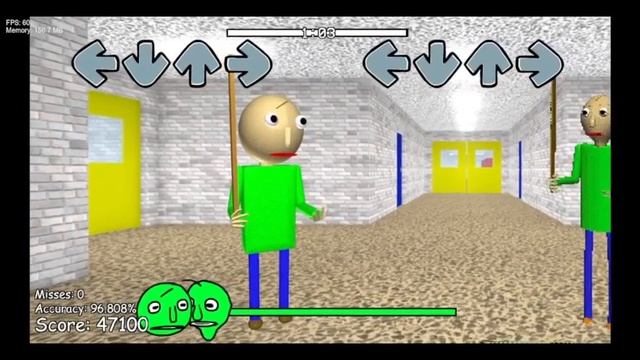 playing baldi's funkin' class lol смотреть онлайн