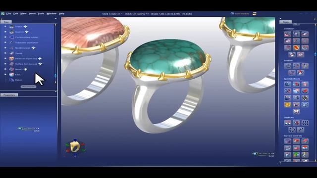 Parametric Power - 3DESIGN CAD 7 Jewelry Design Software смотреть онлайн
