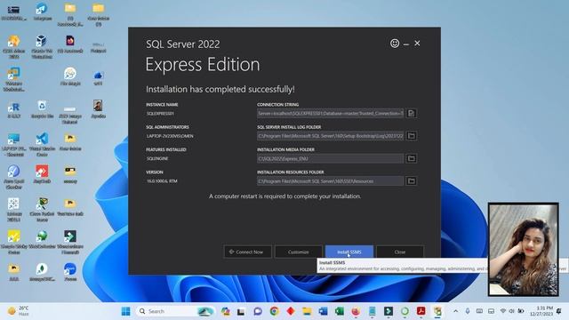 How to download & install SQL server 2022 and SSMS in windows 11 смотреть онлайн
