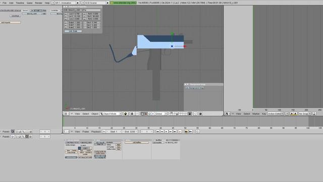 Blender WG Model Creator request MAC10 looking submachine gun モデルクリエイター リクエスト MAC10的なサブマシンガン смотреть онлайн