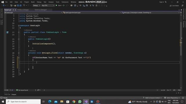 User Login Create Using Windows Form || C# || #visualstudio смотреть онлайн