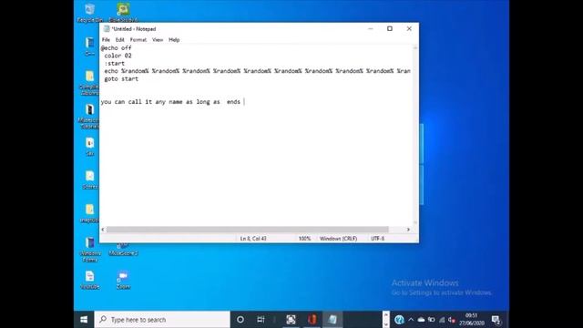 How to make the Matrix Rain in cmd смотреть онлайн