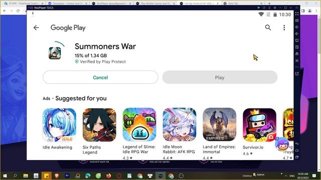Cách tải Summoners War Chronicles trên Máy tính, Laptop Windows dễ lắm !!😍 смотреть онлайн