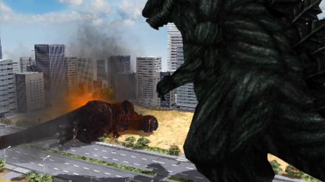 (SHIN GODZILLA VS GODZILLA EARTH) GODZILLA battle line (read description) смотреть онлайн