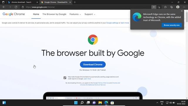 How to download chrome in Laptop/Pc/Computer | Download & install chrome on windows 11/10/8/7 смотреть онлайн