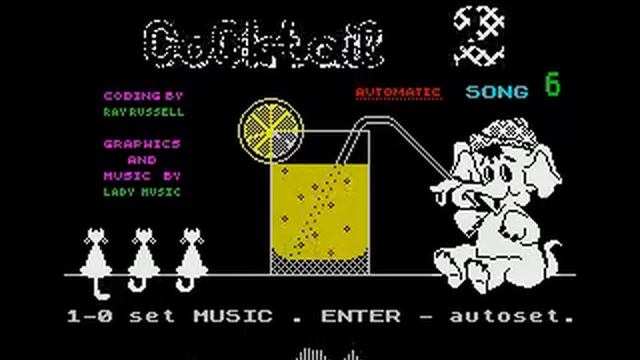 Sinclair ZX Spectrum 128K - Music DEMO - Cocktail 2 - 28.02.1995 смотреть онлайн