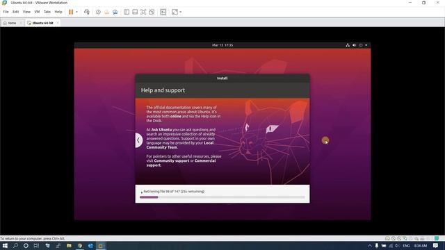 Install Ubuntu on VMWare Workstation 16 pro in Windows 10 смотреть онлайн