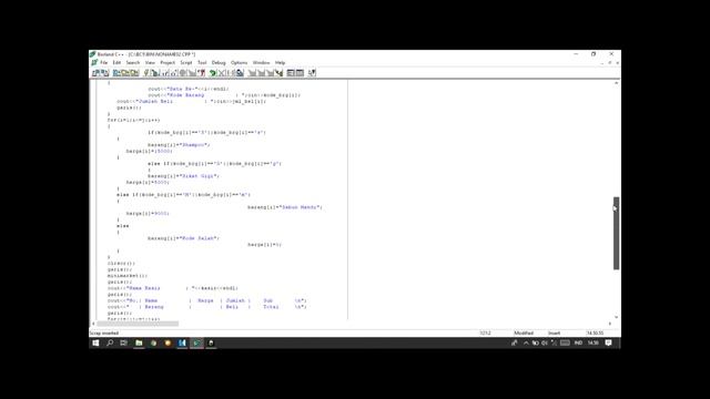 Membuat program kasir Borland C++ смотреть онлайн