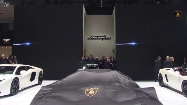 Lamborghini Aventador J - Geneva Motor Show 2012 Press Conference смотреть онлайн