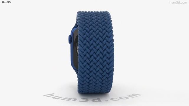 Apple Watch Series 6 40mm Aluminum Blue 3D model by 3DModels.org смотреть онлайн