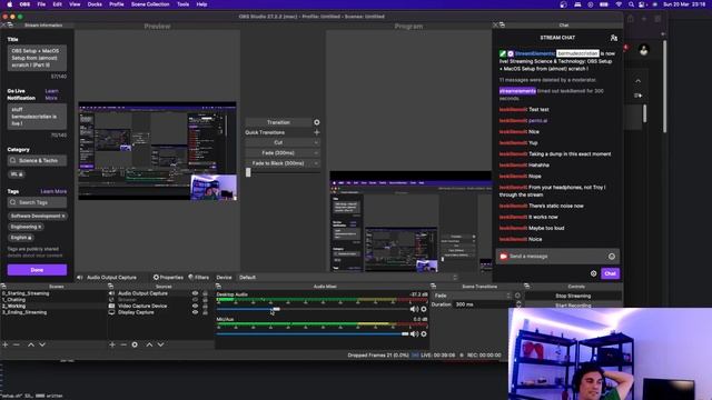 TWITCH EPISODE 2 : OBS Setup + MacOS Setup from (almost) scratch ! смотреть онлайн