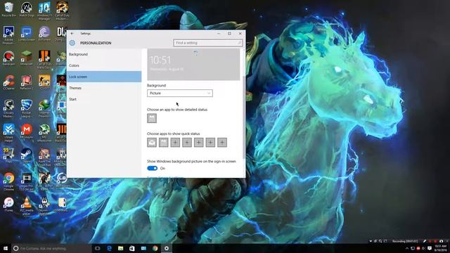 HOW TO CHANGE YOUR WALLPAPER AND LOCKSCREEN IN WINDOWS 10! смотреть онлайн