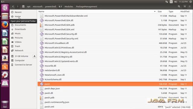 PowerShell 6.1 binary tar.gz archive Installation on Ubuntu 16.04 LTS смотреть онлайн