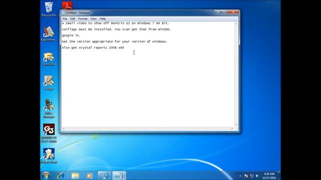 Dentrix G3 on Windows 7 x64 смотреть онлайн