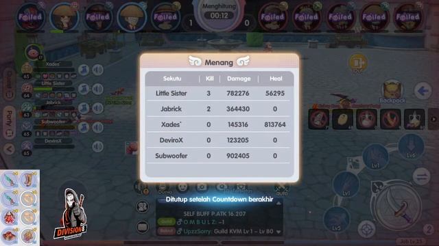 [LIVE] ASAMUDA GENG DIVISION 8 KVM : RAGNAROK X INDONESIA смотреть онлайн