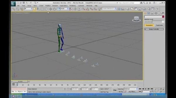 🔴 Character Animation + Creating and Using Bipeds • 3DS Max • 3D Animation & Models • (Pt. 6)