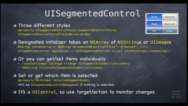 16. Core Motion, Segmented Control, and Alerts смотреть онлайн