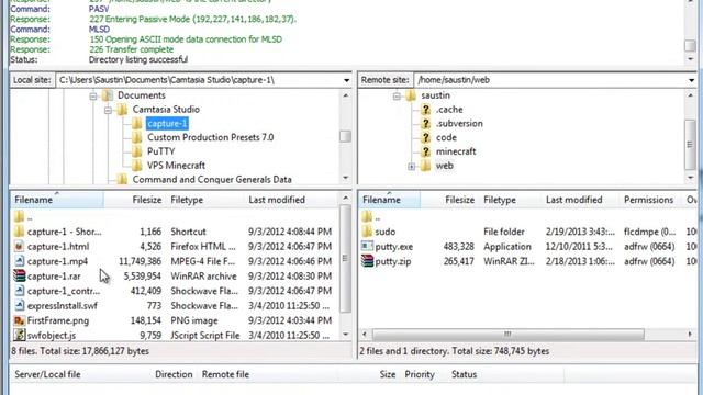 Upload a File to a FTP Server using FileZilla смотреть онлайн