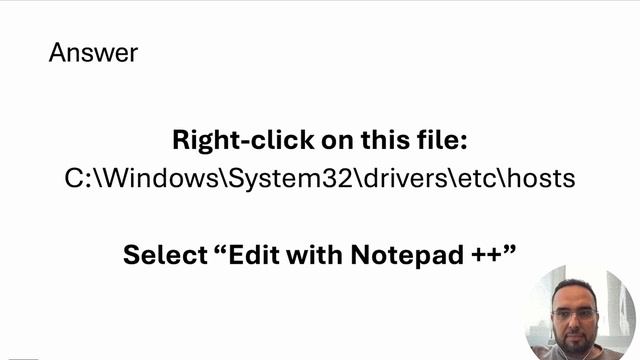 Windows - how to edit hosts file in Windows смотреть онлайн
