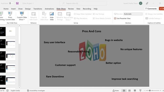 Zoho Project PowerPoint 2021 12 05 23 43 11 смотреть онлайн