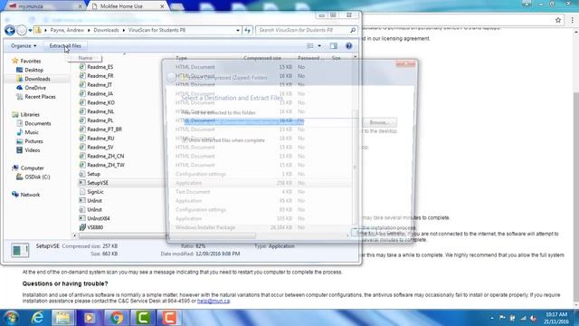 How to install McAfee antivirus - Windows 7 (Student/Faculty) смотреть онлайн