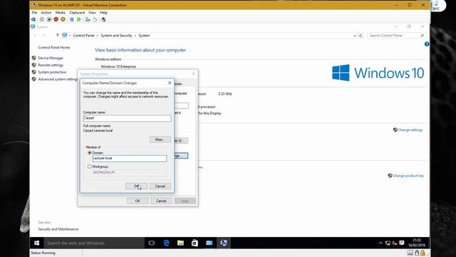 Joining a windows 10 to the domain смотреть онлайн