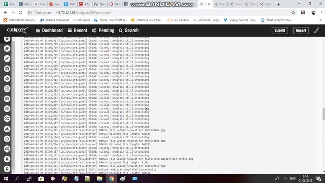 Cuckoo Sandbox Online with Arguments Test on PaFish смотреть онлайн
