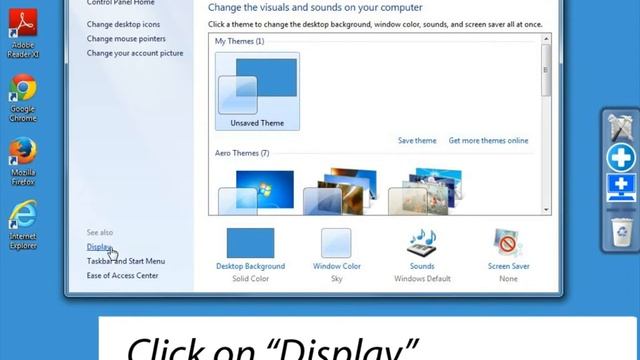 How to change desktop icons size in Windows 7 смотреть онлайн