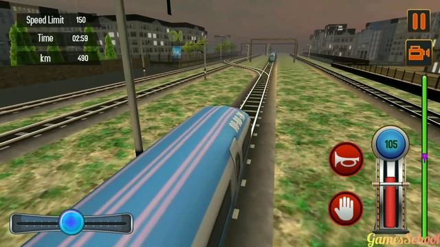 Intercity Bullet Train Express - Railway Station Train Simulator - Android Gameplay #14 смотреть онлайн