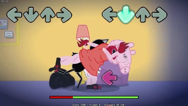 Horror Peppa Pig Lost Family in Friday Night Funkin be like PART 2 ||Muddy Puddles|| смотреть онлайн